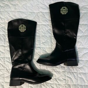 Michael Shannon Black Heeled Boots